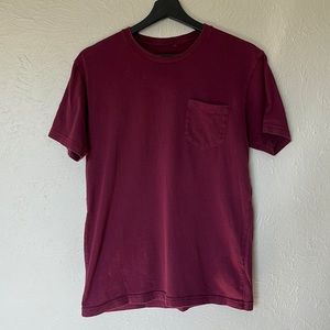 Fresh Clean Tee’s.com Men’s Short Sleeve Shirt Maroon